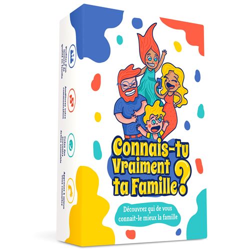 Connais-tu Vraiment ta Famille? Le Jeu Familial délirant Plein de devinettes, quizz et défis pour découvrir Qui connait Le Mieux la Famille! Jeu de Societe Famille, Jeux de société Enfant & Parents
