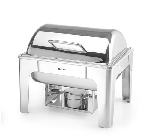 Chafing dish GN 1/2 finition poli miroir Profi Line 4L 365x345x(H)345mm   Hendi