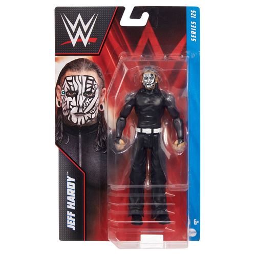 WWE Series 125 - Figurine articulée 15cm - Personnage Jeff Hardy en Tenue de Combat - HDC95