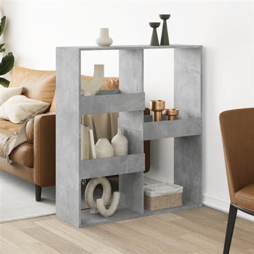 Vidaxl Gris Cloison De Séparation Béton 100X33x115cm - Image 3