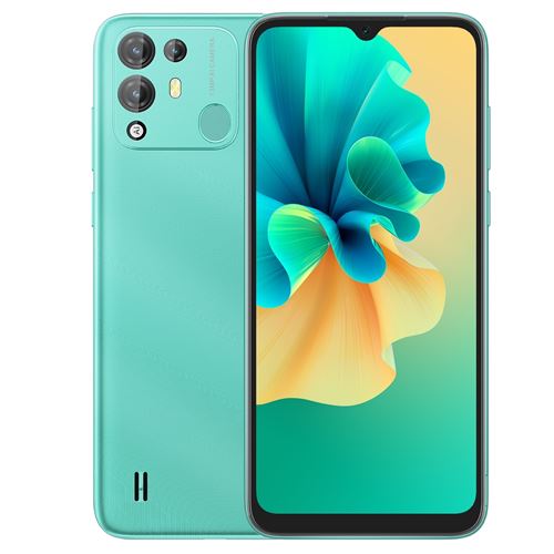 Smartphone Double SIM Ecran IPS 6,5 Android 11 Téléphone 4G 4GB+64GB Vert YONIS