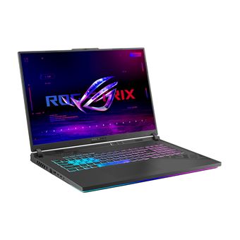 Ordinateur portable Asus ROG STRIX-G18-G814JIR-DR6089W Gris 18 - Intel Core i9 14900HX 2,2 GHz - NVIDIA GeForce RTX 4070 - SSD 2To - RAM 32Go - Windows 11
