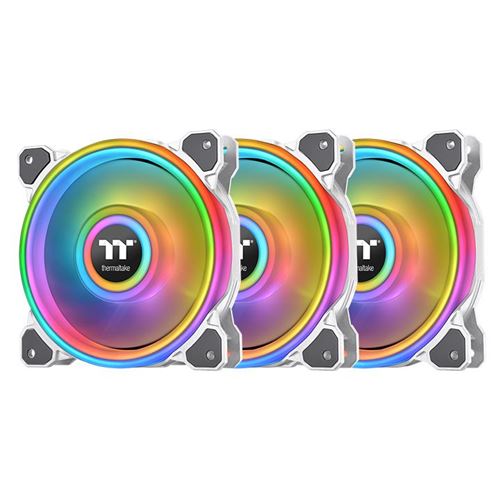 Thermaltake Riing Quad 12 RGB White 3er-Pack | Gehäuselüfter