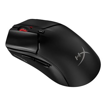 HyperX Pulsefire Haste 2 - Souris - optique - 6 boutons - sans fil, filaire - 2.4 GHz, Bluetooth 5.0 - récepteur sans fil USB - blanc