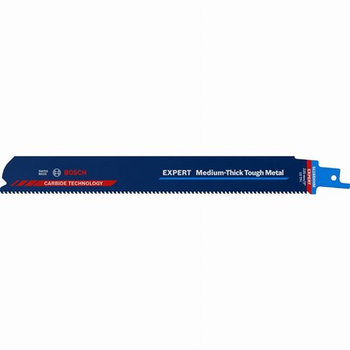 Lame de scie sabre Med.Thick Metal L.225mm B.25mm TPI 10 2.5mm 3 Unit&eacute;s