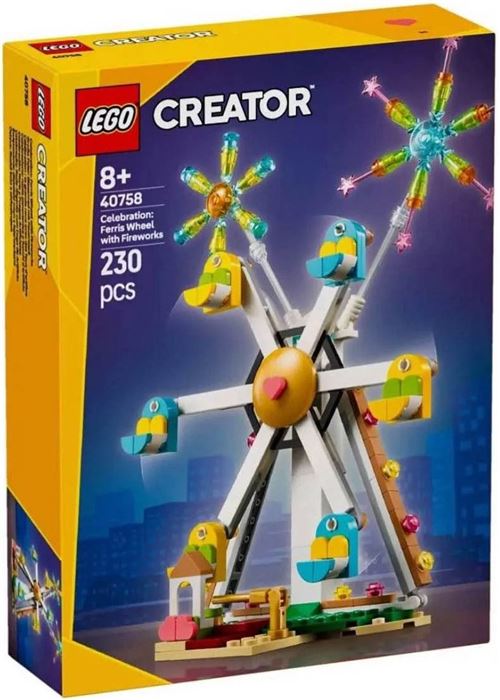 Non Communiqué Lego® Creator 40758 La Grande Roue Avec Feux D'artifice