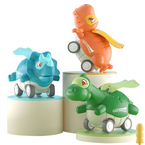 Vehicle Dinosaure VORMOR Jouet pour Enfant - Ensemble 3PCS