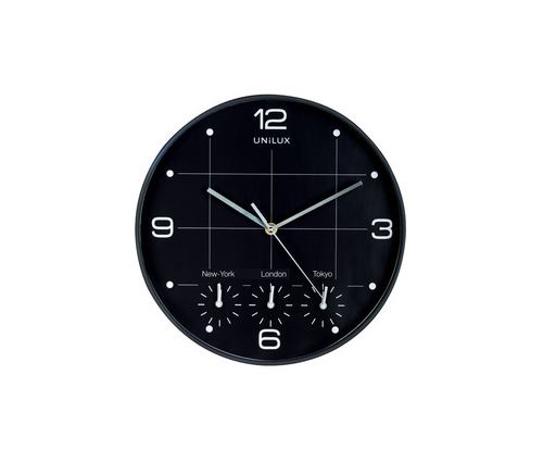 UNiLUX Horloge murale à quartz 'ON TIME', diamètre: 305 mm