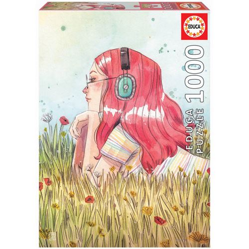 Puzzle Educa - Esther Lili : Juin, 1000 pièces