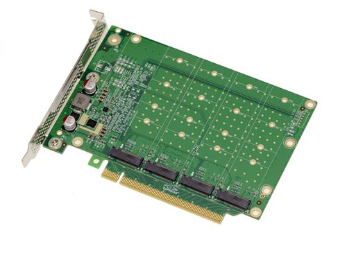 Non Communiqué Nc Kalea-Informatique Carte Contrôleur Type Bifurcation Pcie 3.0 16X Pour 4 Ssd M2 Nvme M Key