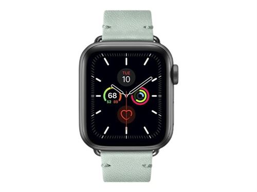 Native Union Classic - Bracelet de montre pour montre intelligente - vert gris - pour Apple Watch (42 mm, 44 mm)
