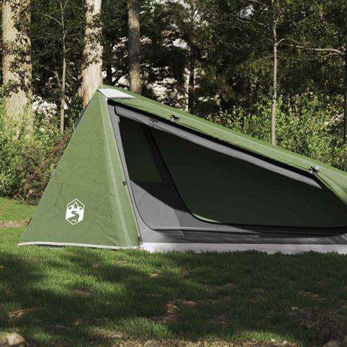 vidaXL Tente de camping tunnel 1 personne vert imperméable94608