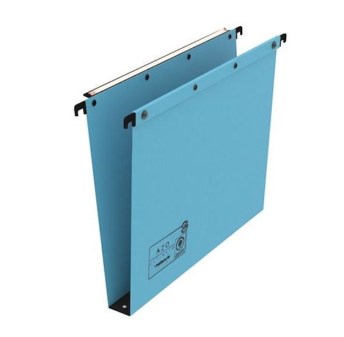 Dossier suspendu AZO fond 30mm bleu - Lot de 25 - Oblique az