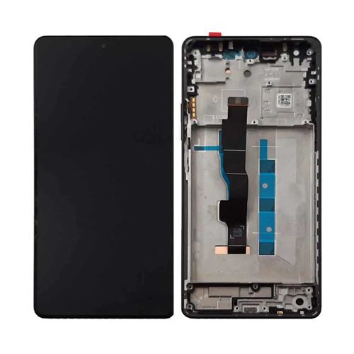Original Ecran Lcd Et Vitre Tactile Avec Châssis Noir Pour Xiaomi Redmi Note 13 5G (Pulled )
