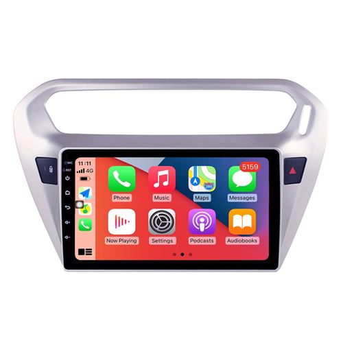 Autoradio Multimédia RoverOne CarPlay Android Auto GPS pour Peugeot 301 For Citroen Elysee 2013+