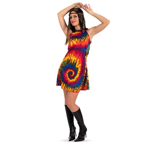 robe hippie psychédélique femme S/M - 82165