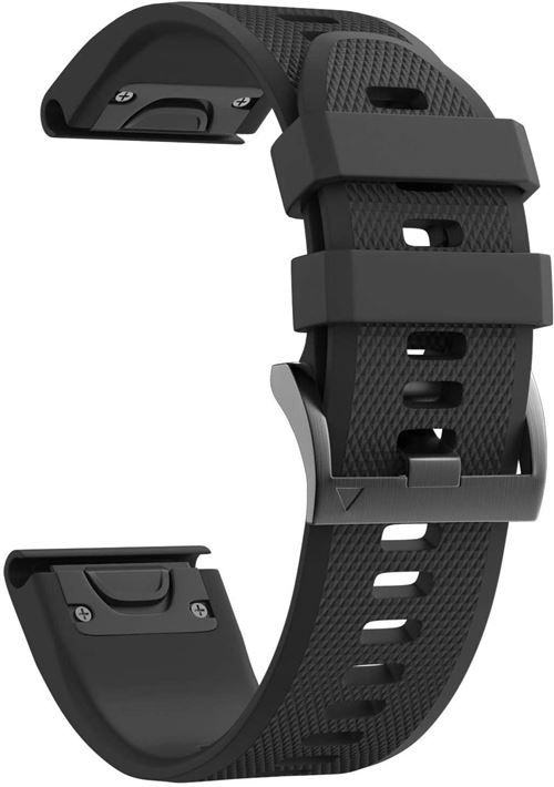 Bracelet Tressée loop élastique pour Garmin Instinct 2 Solar Rouge et Noir  - Accessoires bracelet et montre connectée - Achat & prix