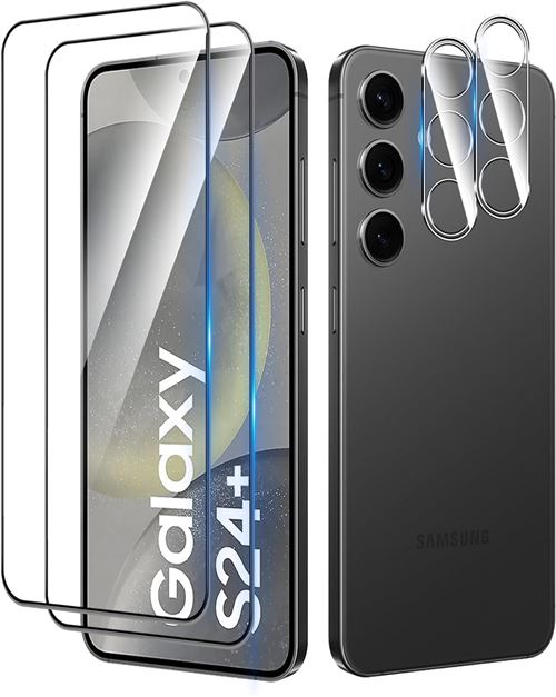 Verres Trempes et Protections Camera Arriere Transparent X2 Pour Samsung Galaxy S24 Plus Little Boutik©
