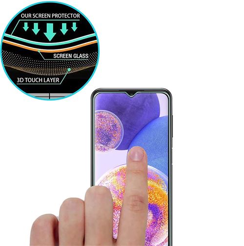 Protège écran en verre trempé Samsung Galaxy A23 5G - SFR Accessoires