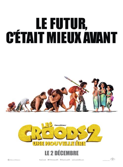 Les Croods 2 - 2020 - Le Futur c'était mieux avant - 40x60cm - Affiche de cinéma originale pliée