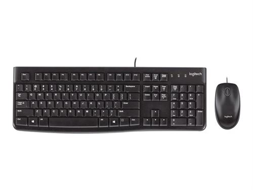 Logitech MK120 - Ensemble clavier et souris - USB - Français
