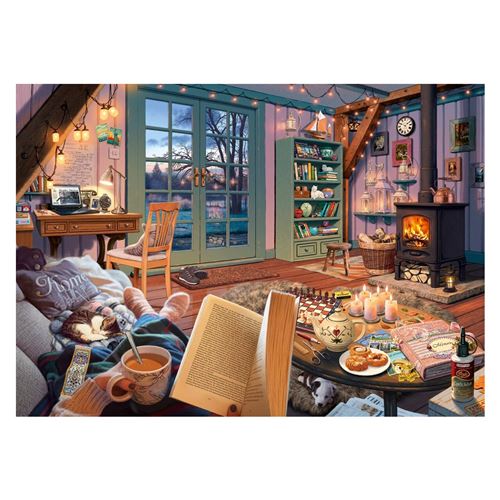 Puzzle Schmidt - Steve Read : À la maison de vacances, 1000 pièces
