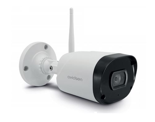 Caméra de Surveillance Avidsen HomeCam WR Extérieure Google Assistant Sans Fil Vision Nocturne Montage Mural Blanc