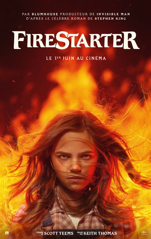 Affiche de Cinéma Originale - FireStarter - 2022 - Stephen King - 120x160cm