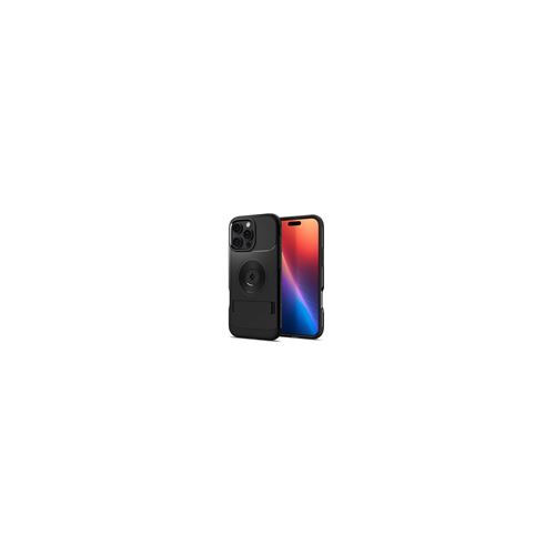 Spigen Slim Armor MagFit - Coque de protection pour téléphone portable - compatibilité avec MagSafe - polycarbonate, polyuréthanne thermoplastique (TPU) - noir - pour Apple iPhone 16 Pro