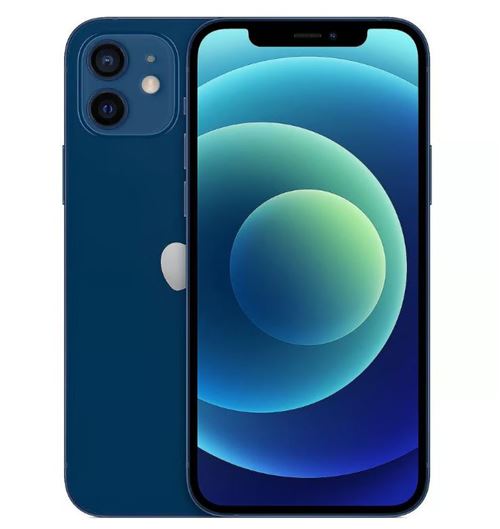 iPhone 12 6,1" 256 Go Bleu Reconditionné avec BATTERIE NEUVE