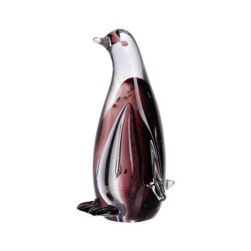 Non Communiqué Rouge Statue : Pingouin 21 Cm - Table Passion - Verre