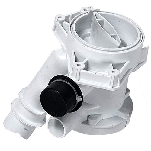 Corps de pompe avec filtre Lave-linge 49002227 CANDY, HOOVER, IBERNA, FAGOR, PHILCO, OSTEIN, THOMSON, ZEROWATT - 234158