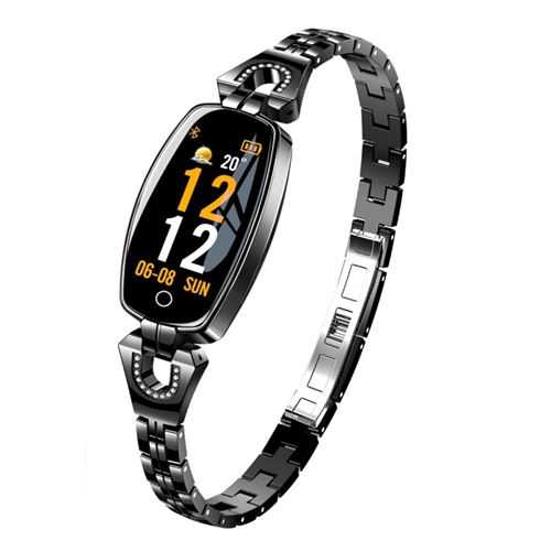 Montre Connectée Femme Android iOs Smartwatch Sport Bluetooth 0.96 Pouce Noir - YONIS