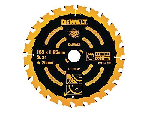 Dewalt Dt10300-Qz Lame De Scie Portative 24Wz, Argent, 165/20Mm