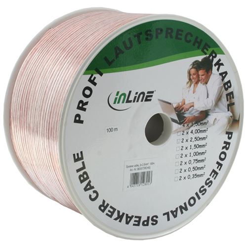 InLine câble de haut-parleur - 100 m