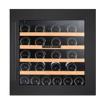 Climadiff CBI44S1B - Cave à vin - intégrable - niche - largeur : 59 cm - profondeur : 56 cm - 88 litres - classe G - noir