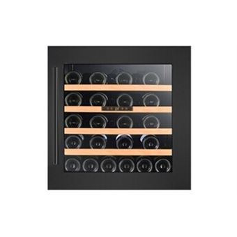 Climadiff CBI44S1B - Cave à vin - intégrable - niche - largeur : 59 cm - profondeur : 56 cm - 88 litres - classe G - noir
