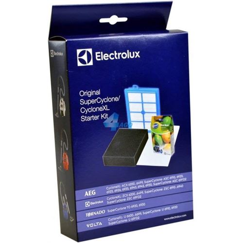 Kit Entretien Vcsk4 pour Aspirateurs Electrolux Supercyclone & Cyclone XL