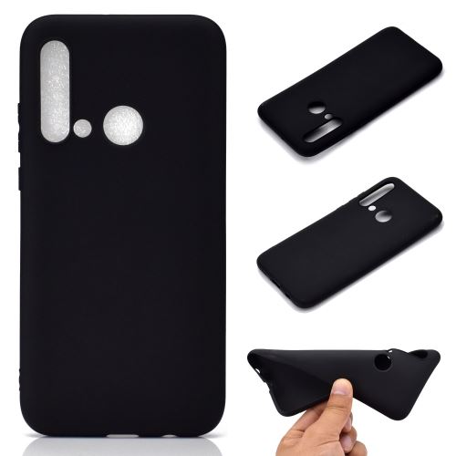 Coque en TPU mat souple givré noir pour votre Huawei P20 lite (2019)/Nova 5i