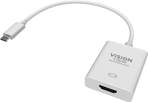 Générique Blanc Vision Tc-Usbchdmi Adaptateur Graphique Usb 3840 X 2160 Pixels