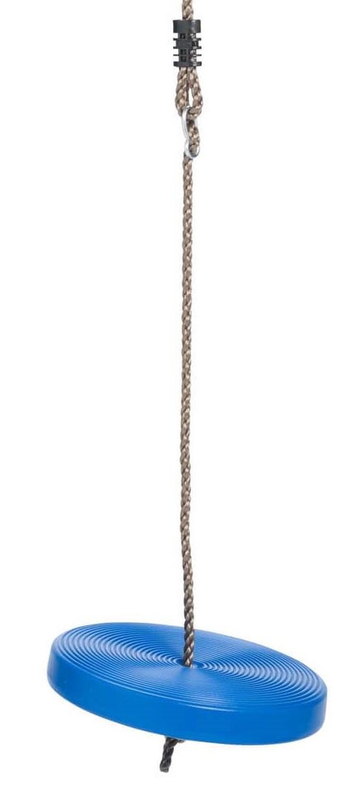 Swing King Balançoire disque en plastique bleue
