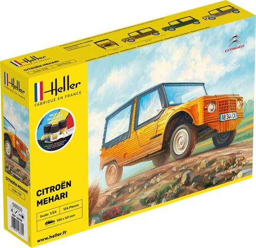 Starter Kit Citroen Mehari (version 1) - 1:24e - Heller