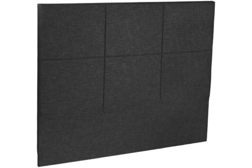 T&ecirc;te de lit D&eacute;co Carr&eacute; Chic EPEDA 180 cm Gris chin&eacute;