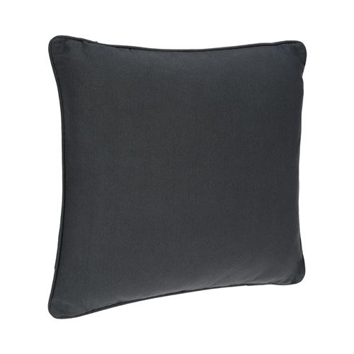 Coussin passepoil - 45 x 45 cm - Gris