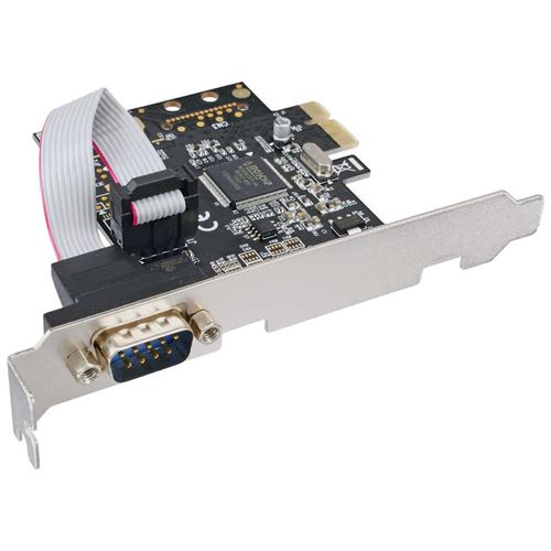 InLine - Seriële adapter - PCIe laag profiel - RS-232