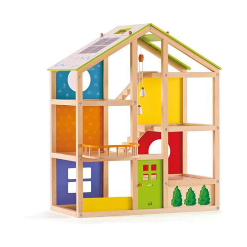 Maison de poupées en bois non meublée Hape