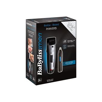 BaByliss for men E825PE Style Edition - Tondeuse - sans fil - avec tondeuse nez et oreilles