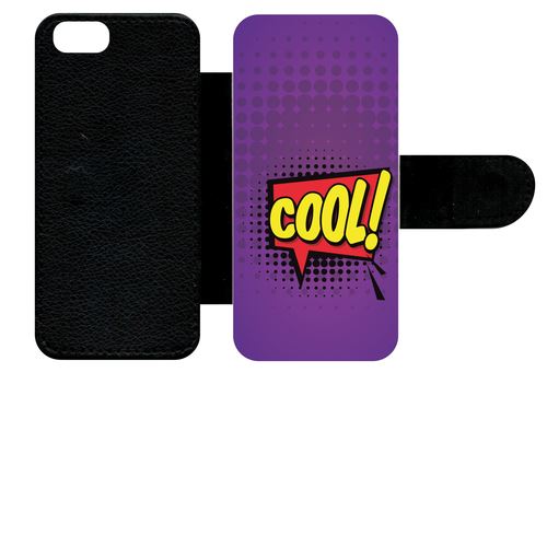 Etui À Rabat Apple Iphone 5s Cool Fond Mauve
