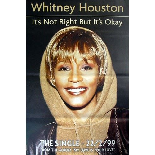 Whitney Houston - 100x150 cm - AFFICHE / POSTER