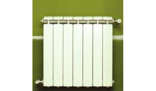 Chauffage central fonte aluminium 7 éléments blanc KLASS 700 Global référence 7xKLASS700B.